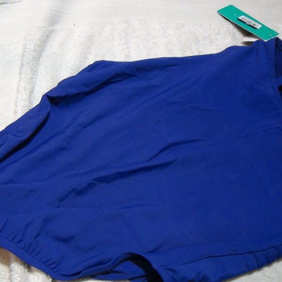 Aqua Green Women PURPLE UPF 50 Waist Detail Over the Shoulder One Piece Swim - Picture 11 of 14